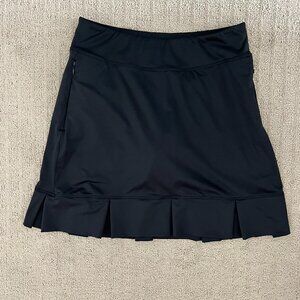 Black Golf Skort with Ruffle Trim - Excellent Condition!